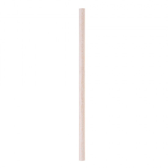 10Pcs/Set 8x200mm Round Balsa Wood Wooden Stick Natural Dowel Unfinished Rods for DIY Crafts Airplane Model