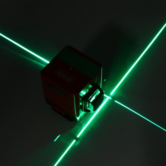 12 Line 360° Horizontal Vertical Cross 3D Blue Light Laser Level Self-Leveling
