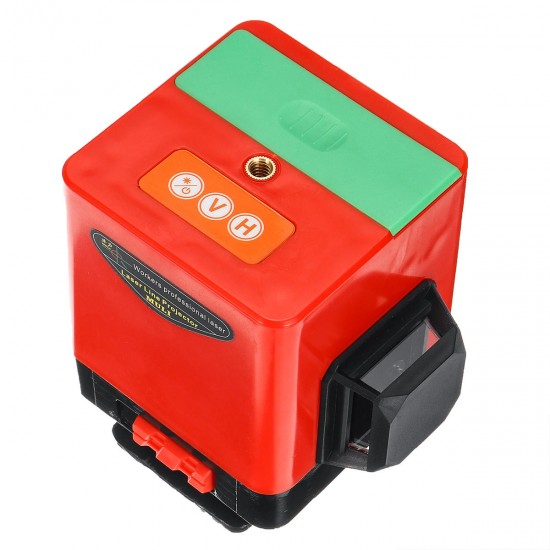 12 Line 360° Horizontal Vertical Cross 3D Blue Light Laser Level Self-Leveling