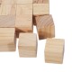 1.5/2/3/4cm Pine Wood Square Block Natural Soild Wooden Cube Crafts DIY Puzzle Making Woodworking