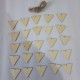 25Pcs Blank Triangle Wood Chips Sheet Hanging Tags Ornament Laser Engraving DIY Art Wedding Decor 25Pcs Blank Triangle Wood Chips Sheet Hanging Tags Ornament Laser Engraving DIY Art Wedding Decor