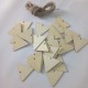 25Pcs Blank Triangle Wood Chips Sheet Hanging Tags Ornament Laser Engraving DIY Art Wedding Decor 25Pcs Blank Triangle Wood Chips Sheet Hanging Tags Ornament Laser Engraving DIY Art Wedding Decor