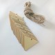 25Pcs Blank Triangle Wood Chips Sheet Hanging Tags Ornament Laser Engraving DIY Art Wedding Decor 25Pcs Blank Triangle Wood Chips Sheet Hanging Tags Ornament Laser Engraving DIY Art Wedding Decor
