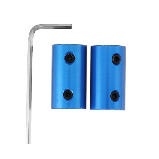 2Pcs 5mm-8mm Sky Blue Aluminum Alloy Shaft Coupler Stepper Motor & Lead Screw Coupling Connector 2Pcs 5mm-8mm Sky Blue Aluminum Alloy Shaft Coupler Stepper Motor & Lead Screw Coupling Connector