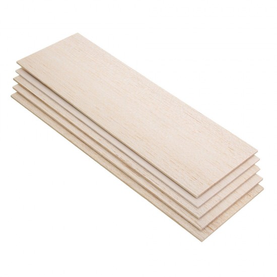 310x100mm 5Pcs Balsa Wood Sheet 7 Thickness Light Wooden Plate for DIY Airplane Boat House Ship Model 310x100mm 5Pcs Balsa Wood Sheet 7 Thickness Light Wooden Plate for DIY Airplane Boat House Ship Model