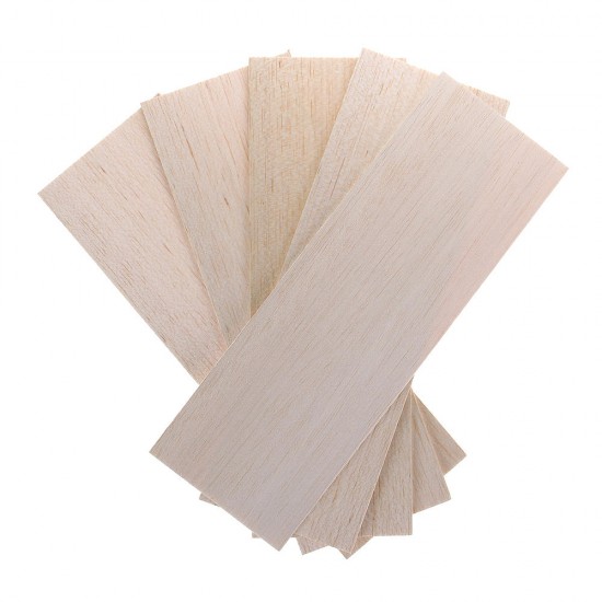 310x100mm 5Pcs Balsa Wood Sheet 7 Thickness Light Wooden Plate for DIY Airplane Boat House Ship Model 310x100mm 5Pcs Balsa Wood Sheet 7 Thickness Light Wooden Plate for DIY Airplane Boat House Ship Model
