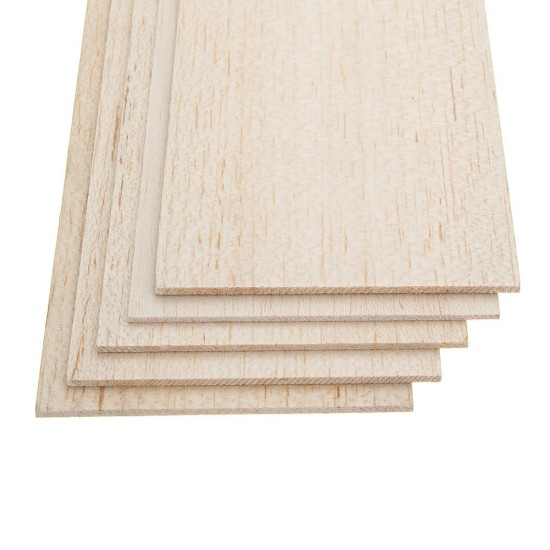 310x100mm 5Pcs Balsa Wood Sheet 7 Thickness Light Wooden Plate for DIY Airplane Boat House Ship Model 310x100mm 5Pcs Balsa Wood Sheet 7 Thickness Light Wooden Plate for DIY Airplane Boat House Ship Model