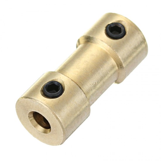 3.17mm-3.17mm Brass Coupler Spindle Motor Shaft Coupling Connector for EleksMill Engraver CNC Router 3.17mm-3.17mm Brass Coupler Spindle Motor Shaft Coupling Connector for EleksMill Engraver CNC Router