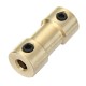 3.17mm-3.17mm Brass Coupler Spindle Motor Shaft Coupling Connector for EleksMill Engraver CNC Router 3.17mm-3.17mm Brass Coupler Spindle Motor Shaft Coupling Connector for EleksMill Engraver CNC Router