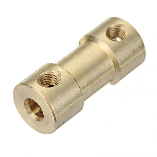 3.17mm-3.17mm Brass Coupler Spindle Motor Shaft Coupling Connector for EleksMill Engraver CNC Router