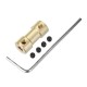 3.17mm-3.17mm Brass Coupler Spindle Motor Shaft Coupling Connector for EleksMill Engraver CNC Router 3.17mm-3.17mm Brass Coupler Spindle Motor Shaft Coupling Connector for EleksMill Engraver CNC Router