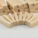 48Pcs Wood Block Carving Natural Wooden 51x16x9mm DIY Model Building Crafts Making Decorations