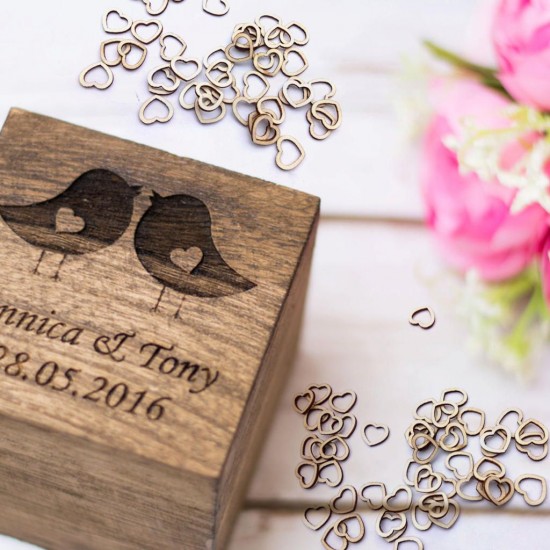 50Pcs Rustic Laser Engraving Wooden Hollow Love Heart Crafts DIY Wedding Table Scatter Confetti Vintage Decorations 50Pcs Rustic Laser Engraving Wooden Hollow Love Heart Crafts DIY Wedding Table Scatter Confetti Vintage Decorations