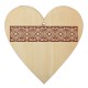 5Pcs 100mm Heart Wooden Board Tags Laser Engraving Sheet DIY Wood Craft Wedding Christmas Decoration