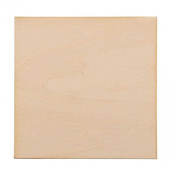 5Pcs 10x10cm DIY Wood Sheet Unfinished Unpainted Building Model Laser Engraving Blank Sheet Wooden Craft Making