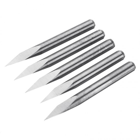 5Pcs Pyramid Engraving Drill Bit 3.175mm Shank 25 Degree 0.1mm Tip for EleksMill Engraver CNC Router 5Pcs Pyramid Engraving Drill Bit 3.175mm Shank 25 Degree 0.1mm Tip for EleksMill Engraver CNC Router