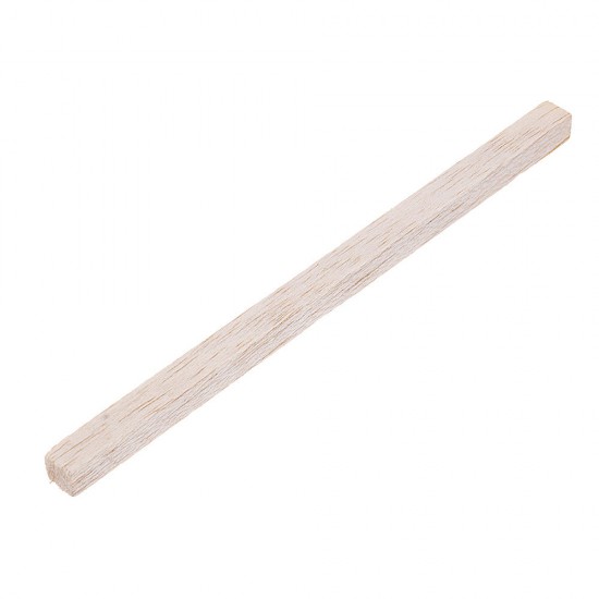 5Pcs/Set 10x10x200mm Square Balsa Wood Bar Wooden Sticks Strips Natural Dowel Unfinished Rods for DIY Crafts Airplane Model