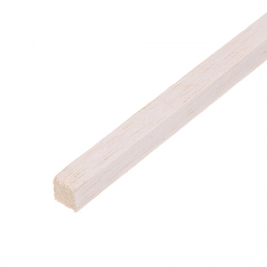 5Pcs/Set 250mm Square Balsa Wood Wooden Stick Natural Dowel Unfinished Rods for DIY Crafts Airplane Model