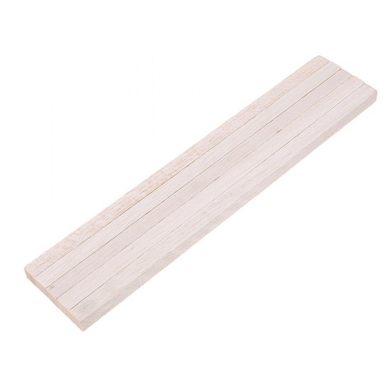 5Pcs/Set 250mm Square Balsa Wood Wooden Stick Natural Dowel Unfinished Rods for DIY Crafts Airplane Model