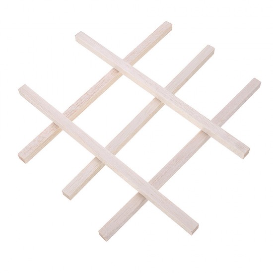 5Pcs/Set 250mm Square Balsa Wood Wooden Stick Natural Dowel Unfinished Rods for DIY Crafts Airplane Model