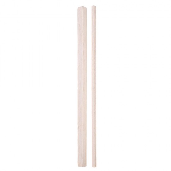 5Pcs/Set 250mm Square Balsa Wood Wooden Stick Natural Dowel Unfinished Rods for DIY Crafts Airplane Model