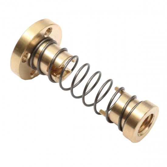 5pcs T8 Anti-Backlash Spring Loaded Nut Adjustable 2mm/4mm/8mm For Threaded Rod Lead Screws 3D Printer Accessories 5pcs T8 Anti-Backlash Spring Loaded Nut Adjustable 2mm/4mm/8mm For Threaded Rod Lead Screws 3D Printer Accessories