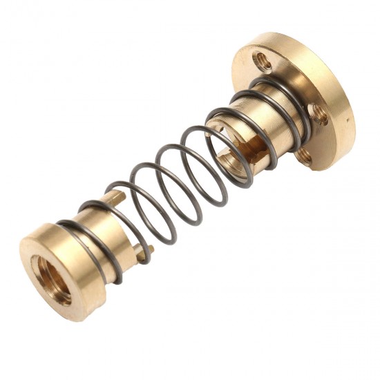 5pcs T8 Anti-Backlash Spring Loaded Nut Adjustable 2mm/4mm/8mm For Threaded Rod Lead Screws 3D Printer Accessories 5pcs T8 Anti-Backlash Spring Loaded Nut Adjustable 2mm/4mm/8mm For Threaded Rod Lead Screws 3D Printer Accessories