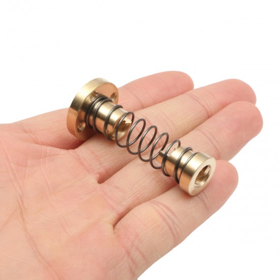 5pcs T8 Anti-Backlash Spring Loaded Nut Adjustable 2mm/4mm/8mm For Threaded Rod Lead Screws 3D Printer Accessories 5pcs T8 Anti-Backlash Spring Loaded Nut Adjustable 2mm/4mm/8mm For Threaded Rod Lead Screws 3D Printer Accessories