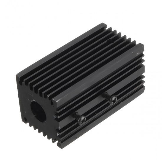 62x32x32mm 12mm Aluminum Heat Sink Groove Fixed Radiator Seat for 12mm Laser Diode Module