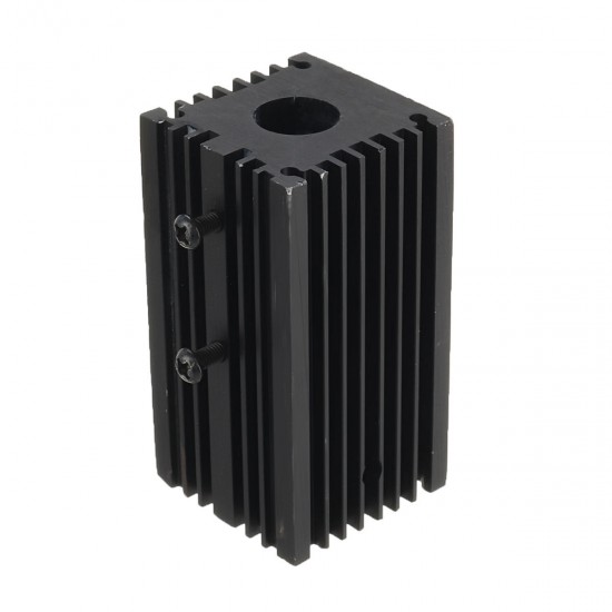 62x32x32mm 12mm Aluminum Heat Sink Groove Fixed Radiator Seat for 12mm Laser Diode Module