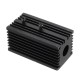 62x32x32mm 12mm Aluminum Heat Sink Groove Fixed Radiator Seat for 12mm Laser Diode Module