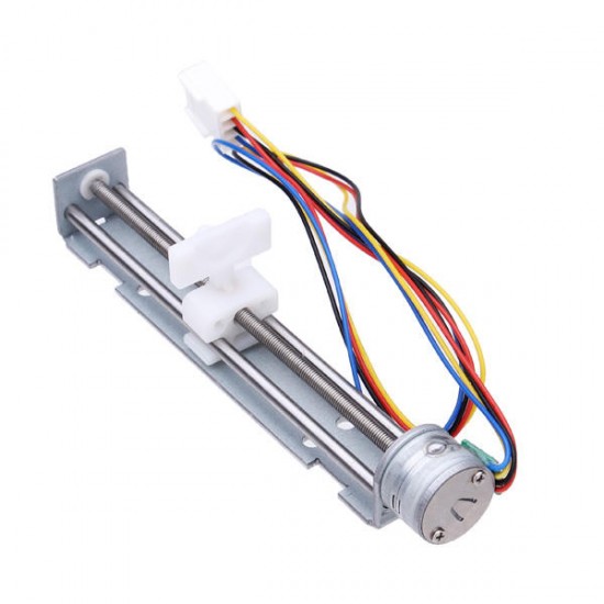 DC 4-9V Drive Stepper Motor Screw With Nut Slider 2 Phase 4 Wire