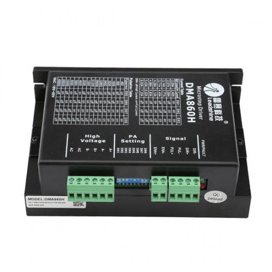 DMA860H DC 18-80V 7.2A Stepping Motor Driver Engraving Machine Drive DMA860H DC 18-80V 7.2A Stepping Motor Driver Engraving Machine Drive