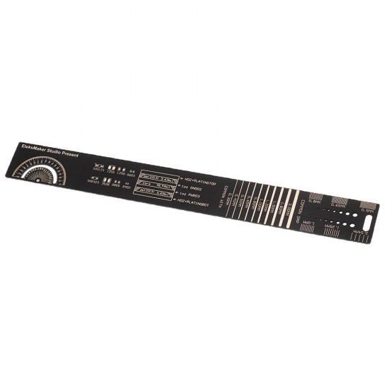 25cm Multifunctional PCB Ruler Electronic Measuring Tool Resistor Capacitor Chip IC SMD Diode Transistor 180 Degrees Ruler 25cm Multifunctional PCB Ruler Electronic Measuring Tool Resistor Capacitor Chip IC SMD Diode Transistor 180 Degrees Ruler