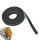 1m Conveyor Timing Belt 2GT-6mm MXL-6mm Bubber Opening Belt for Laser Engraving Machine