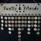 Laser Engraving Family Friends Birthday Reminder Calendar Wall Hanging Crafts DIY Wooden Board Plaques Home Decorations