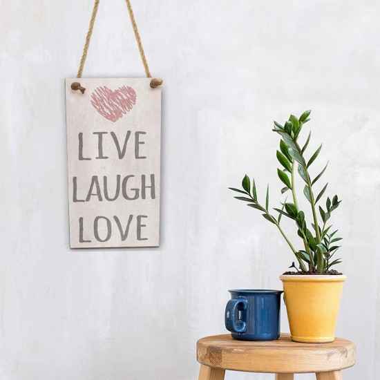 Live Laugh Love Laser Engraving Wooden Wall Plaque Rustic Cute Door Sign Home Room DIY Craft Decorations Live Laugh Love Laser Engraving Wooden Wall Plaque Rustic Cute Door Sign Home Room DIY Craft Decorations