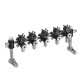 5 in 1 Laser Module Holder 360° Adjustable Wall Ceiling Mount Clamp Bracket 13.5mm-23.5mm 5 in 1 Laser Module Holder 360° Adjustable Wall Ceiling Mount Clamp Bracket 13.5mm-23.5mm
