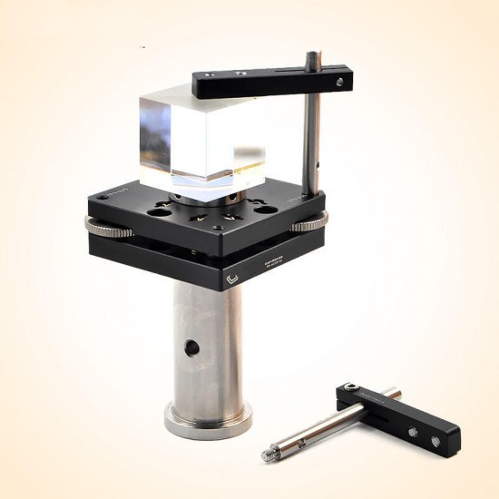 V-Shaped Clamper Laser Clamp with Adjustable Height Optical Frame Bracket Optics Equipment Multifunctional