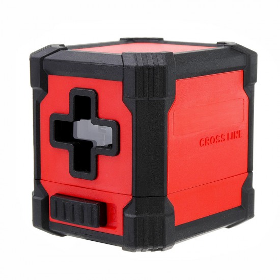 Red Laser Level 2 Line Self Leveling Horizontal Vertical Cross Line Laser 360° Rotary Mount Base