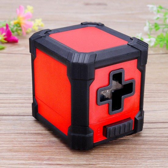 Red Laser Level 2 Line Self Leveling Horizontal Vertical Cross Line Laser 360° Rotary Mount Base Red Laser Level 2 Line Self Leveling Horizontal Vertical Cross Line Laser 360° Rotary Mount Base