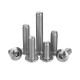 M5SH6 50Pcs M5 Stainless Steel Hex Socket Button Head Screw Bolt 8-30mm Optional Length