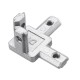 CJ20 T Slot 3 Way 90 Degree Inside Corner Connector Joint Bracket for 2020 Series Aluminum Profile CJ20 T Slot 3 Way 90 Degree Inside Corner Connector Joint Bracket for 2020 Series Aluminum Profile
