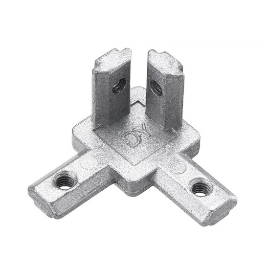 CJ20 T Slot 3 Way 90 Degree Inside Corner Connector Joint Bracket for 2020 Series Aluminum Profile CJ20 T Slot 3 Way 90 Degree Inside Corner Connector Joint Bracket for 2020 Series Aluminum Profile