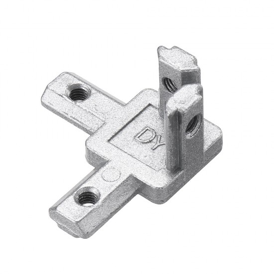 CJ20 T Slot 3 Way 90 Degree Inside Corner Connector Joint Bracket for 2020 Series Aluminum Profile CJ20 T Slot 3 Way 90 Degree Inside Corner Connector Joint Bracket for 2020 Series Aluminum Profile