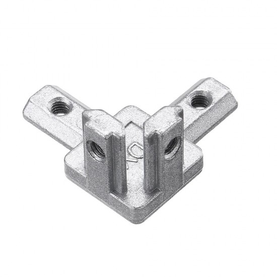 CJ20 T Slot 3 Way 90 Degree Inside Corner Connector Joint Bracket for 2020 Series Aluminum Profile CJ20 T Slot 3 Way 90 Degree Inside Corner Connector Joint Bracket for 2020 Series Aluminum Profile