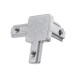 CJ20 T Slot 3 Way 90 Degree Inside Corner Connector Joint Bracket for 2020 Series Aluminum Profile CJ20 T Slot 3 Way 90 Degree Inside Corner Connector Joint Bracket for 2020 Series Aluminum Profile