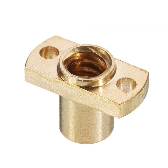 T8 Lead Screw Copper Anti-Backlash Spring Loaded Nut Pitch 2mm Lead 4mm Laser Accessories T8 Lead Screw Copper Anti-Backlash Spring Loaded Nut Pitch 2mm Lead 4mm Laser Accessories