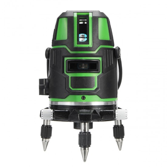 100-240V 635nm Green Light 5 Line Laser Level 360° Rotary Laser Line