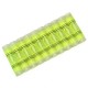 10pcs 9x40mm Cylindrical Bubble Spirit Level Set For Professional Measuring And Normal Use